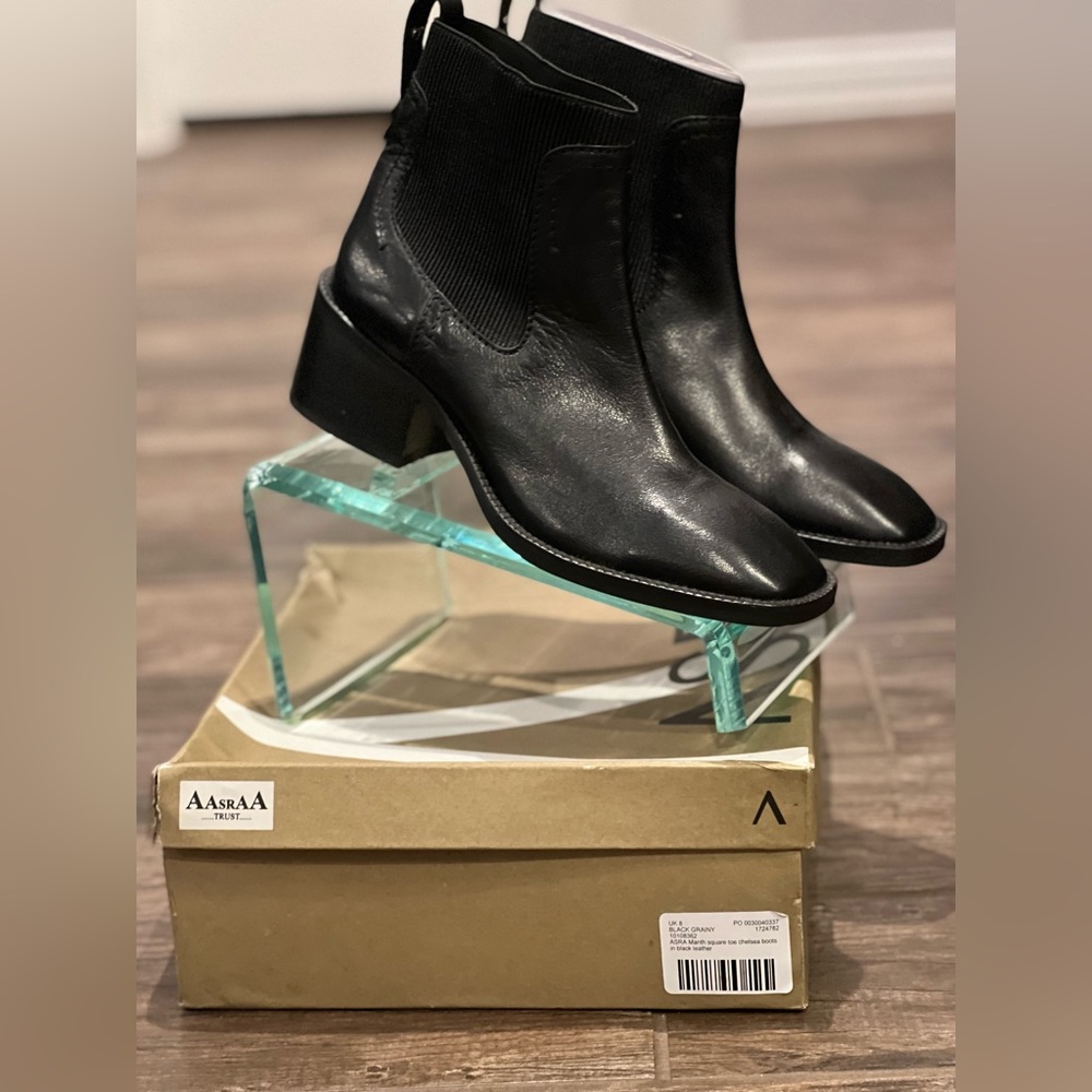 🎁 New Leather Asra London Chelsea Boot